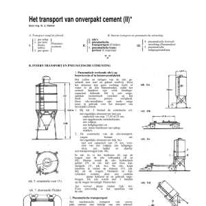 Het transport van onverpakt cement (II)