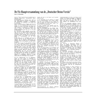 De 51e Hauptversammlung van de 'Deutscher Beton-Verein'