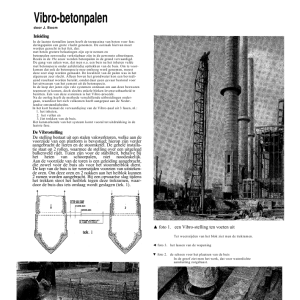 Vibro-betonpalen
