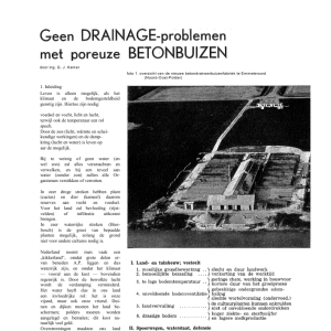 Geen drainage-problemen met poreuze betonbuizen