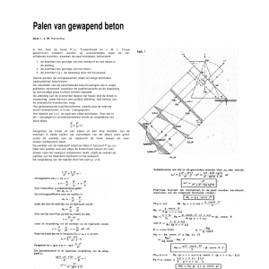 Palen van gewapend beton