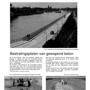 Bestratingsplaten van gewapend beton