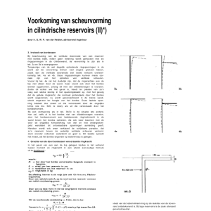Voorkoming van scheurvorming in cilindrische reservoirs (II)