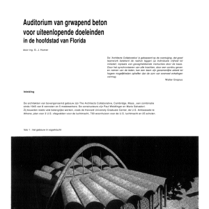 Auditorium van gewapend beton voor uiteenlopende doeleinden in de hoofdstad van Florida