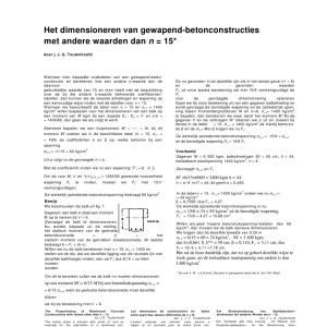 Het dimensioneren van gewapend-betonconstructies met andere waarden dan n=15