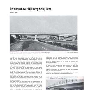 De viadukt over Rijksweg 52 bij Lent
