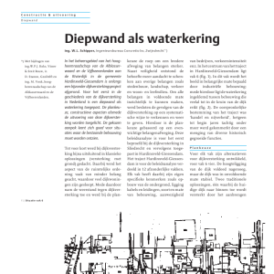 Diepwand als waterkering