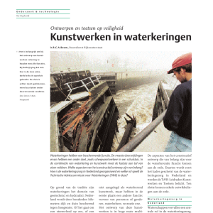 Kunstwerken in waterkeringen - Ontwerpen en toetsen op veiligheid
