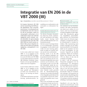 Integratie van EN 206 in de VBT 2000 (III)