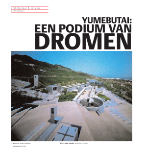 Yumebutai - een podium van dromen