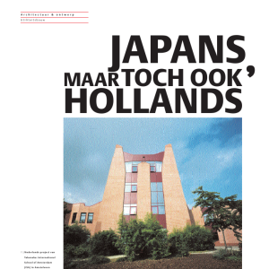 Japans maar toch ook Hollands