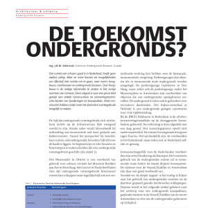 De toekomst ondergronds