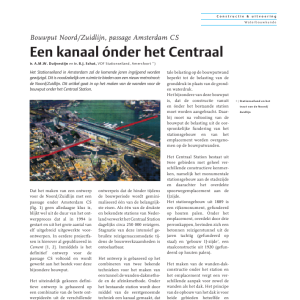 Een kanaal ónder het Centraal
