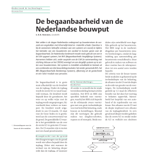De begaanbaarheid van de Nederlandse bouwput