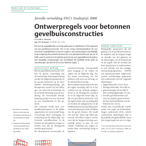 Ontwerpregels voor betonnen gevelbuisconstructies
