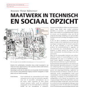 Maatwerk in technisch en sociaal opzicht