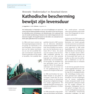 Kathodische bescherming bewijst zijn levensduur