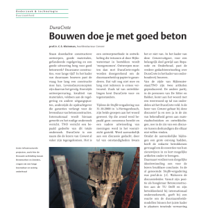Bouwen doe je met goed beton