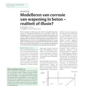 Modelleren van corrosie van wapening in beton