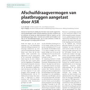 Afschuifdraagvermogen ASR-plaatbruggen