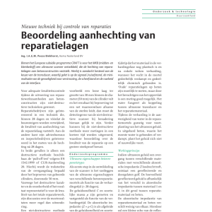Beoordeling aanhechting van reparatielagen
