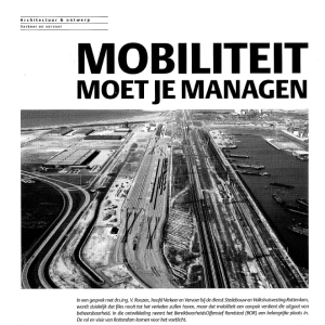 Mobiliteit moet je managen