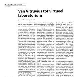 Van Vitruvius tot virtueel laboratorium