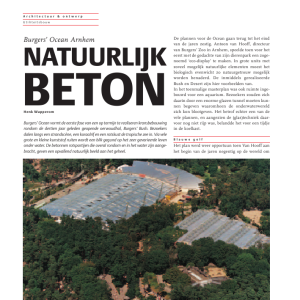 Natuurlijk beton - Burgers Ocean Arnhem