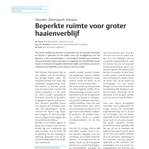 Beperkte ruimte voor groter haaienverblijf
