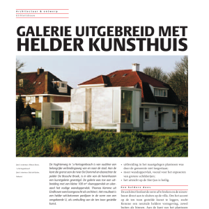 Galerie uitgebreid met helder kunsthuis