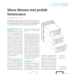 Wens Wonen met prefab betoncasco