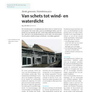 Van schets tot wind- en waterdicht