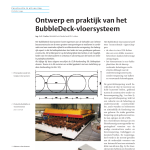 Ontwerp en praktijk van het BubbleDeck-vloersysteem