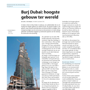 Burj Dubai - hoogste gebouw ter wereld