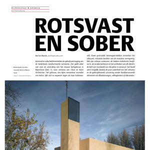 Rotsvast en sober - kerkgebouw Rijsenhout