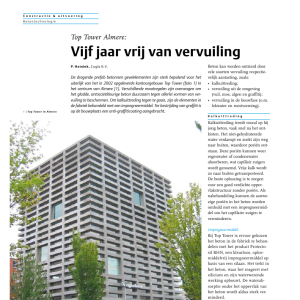 Vijf jaar vrij van vervuiling