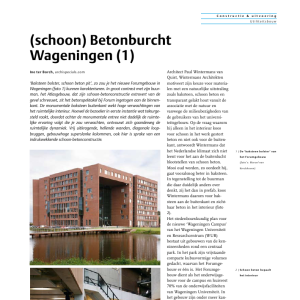 (schoon) Betonburcht Wageningen 1