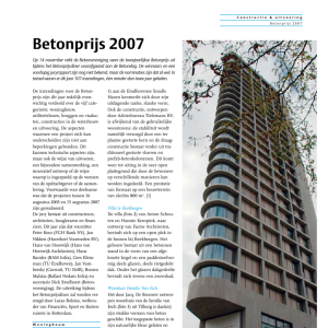 Betonprijs 2007