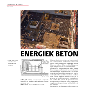 Energiek beton