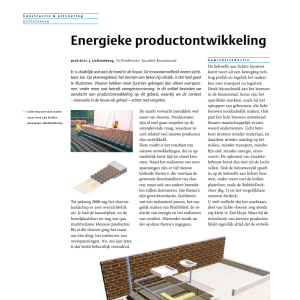 Energieke productontwikkeling