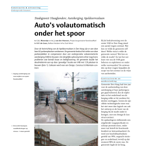 Auto's volautomatisch onder het spoor