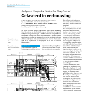 Gefaseerd in verbouwing