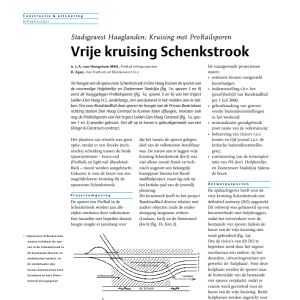 Vrije kruising Schenkstrook