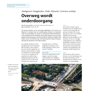 Overweg wordt onderdoorgang