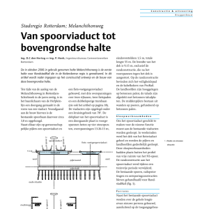 Van spoorviaduct tot bovengrondse halte