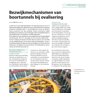 Bezwijkmechanismen van boortunnels bij ovalisering