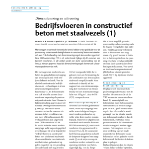 Bedrijfsvloeren in constructief beton met staalvezels 1