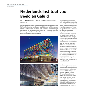 Nederlands Instituut voor Beeld en Geluidvan verleden naar toekomst