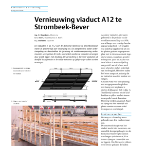 Vernieuwing viaduct A12 te Strombeek-Bever