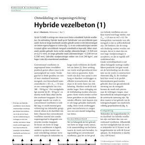 Hybride vezelbeton 1
